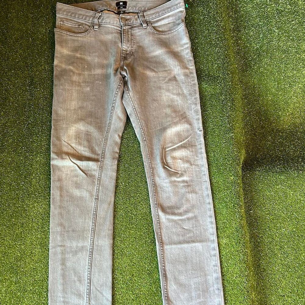 Dc-shoes Men's Grey and Blue Jeans